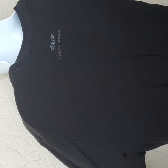 4/$20 Armani Exchange A | X black logo womans tshirt - Picture 5 of 9